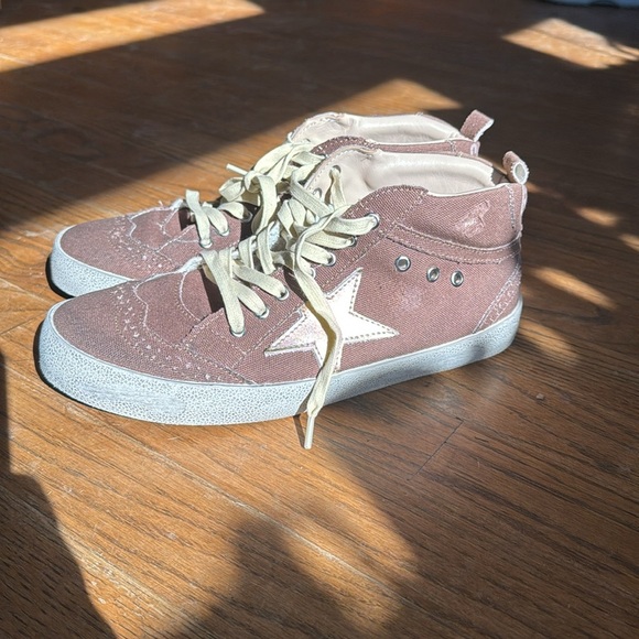 Golden Goose brown canvas Mid/Star Made in Italy women’s sneakers size 40 - Picture 3 of 10